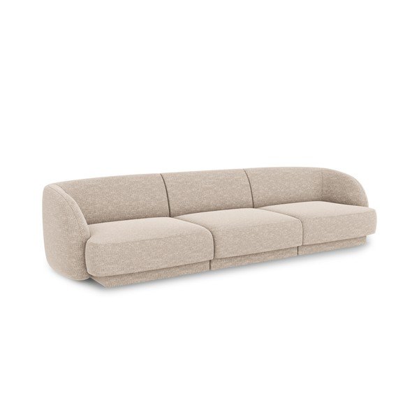 Divano beige 259 cm Miley - Micadoni Home-image-2