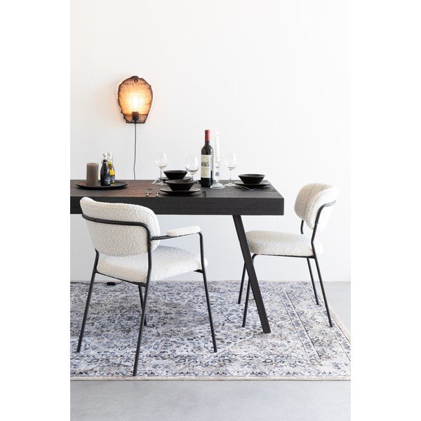 Sedie da pranzo bianche in un set di 2 Jolien - White Label-image-1