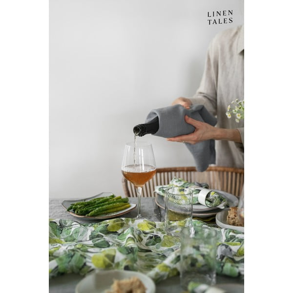 Asciugamano di lino 45x65 cm Khaki - Linen Tales-image-4