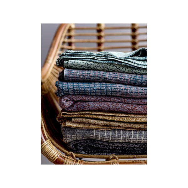 Šedý bavlněný pléd Södahl Alice, 130 x 170 cm-image-2