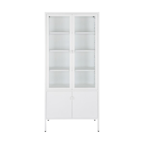 Vetrina metallica bianca 80x180 cm Brisbane - House Nordic