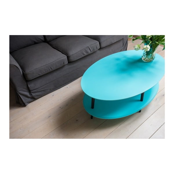 Tavolino bianco con base ribassata OVO Ovo - Ragaba-image-3