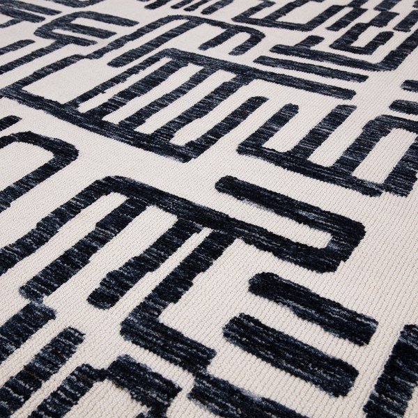 Tappeto bianco e nero 200x290 cm Mason - Asiatic Carpets-image-1