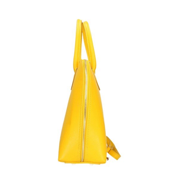 Borsa in pelle gialla Arancio - Chicca Borse-image-4
