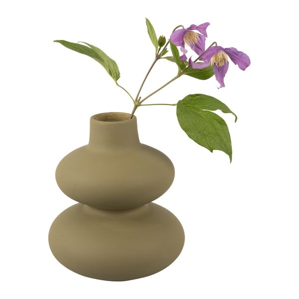 Vaso in ceramica verde Circles - PT LIVING-image-2