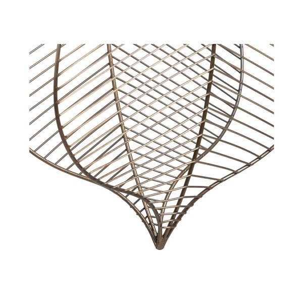 Lampadario di colore oro con paralume in metallo - Ixia-image-2