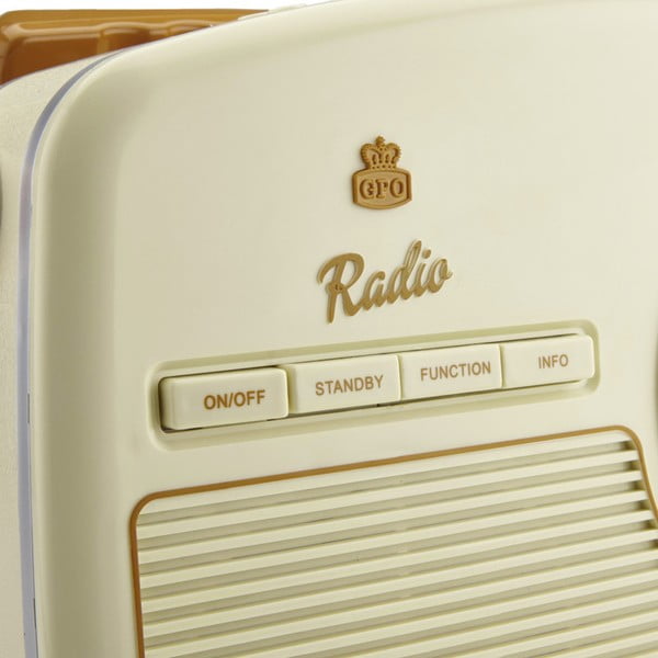 Rydell Nostalgic Dab Radio Bianco crema Rydell Nostalgia - GPO-image-1