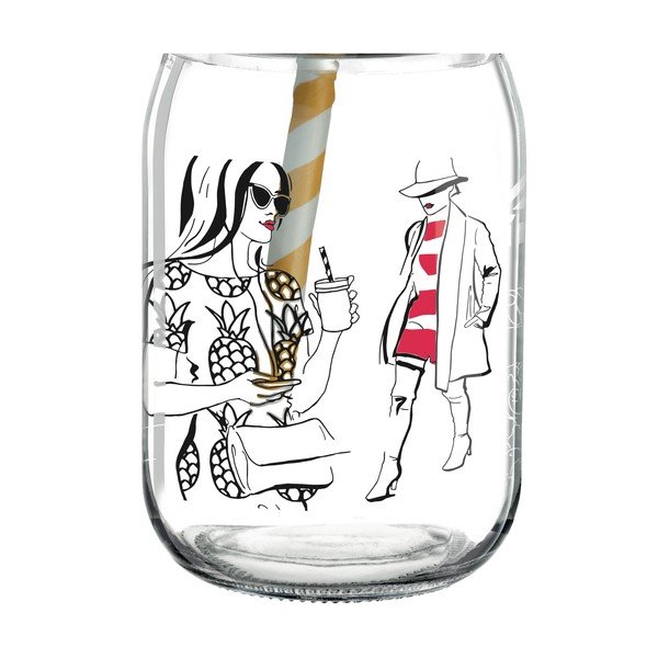 Sklenice s víčkem a brčkem Ritzenhoff Andrea Arnhold, 445 ml-image-4