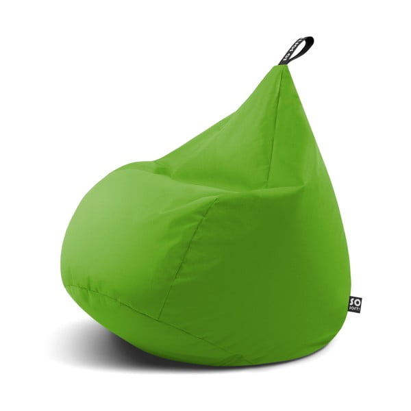Puof a sacco verde Drop XL – So Soft?