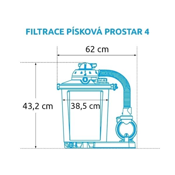 Filtrazione a sabbia ProStar 4 - 4 m3/h - Marimex-image-4