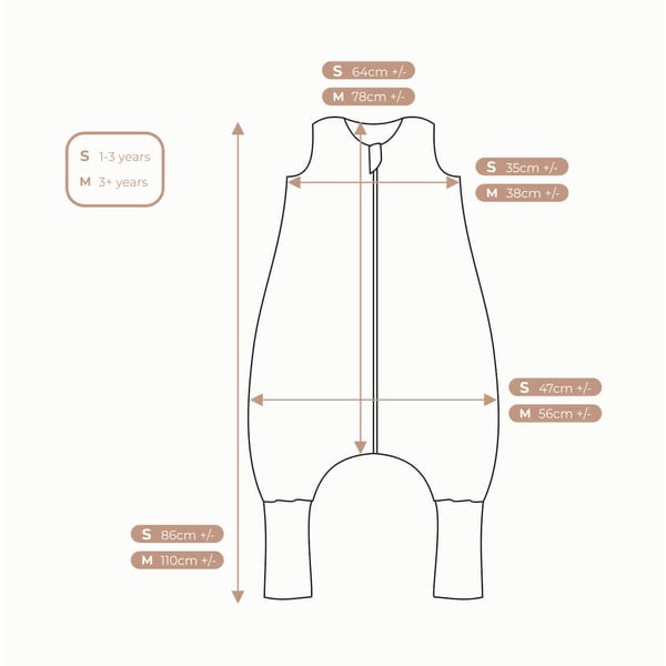 Sacco a pelo per bambini Apricot - Malomi Kids-image-1