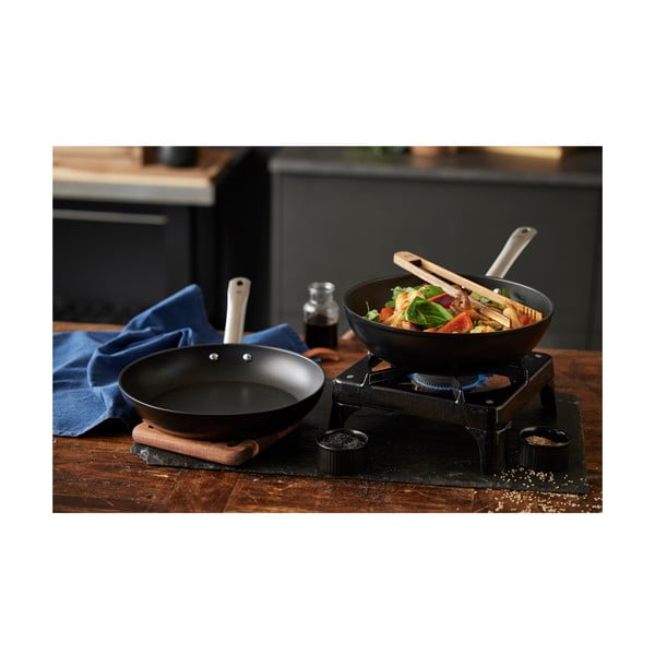 Padella wok in alluminio con superficie antiaderente ø 28 cm – Holm-image-2