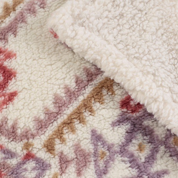 Coperta di colore naturale 240x200 cm Navajo Fleece – Catherine Lansfield-image-3