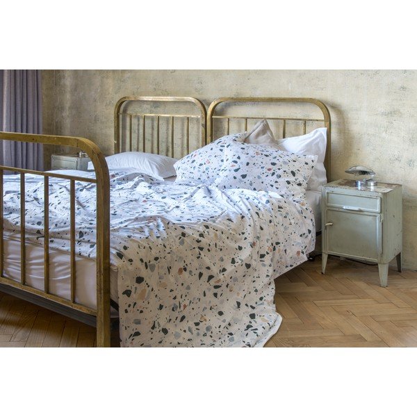 Biancheria da letto in cotone sateen , 135 x 200 cm Venetian Terrazzo - Butter Kings-image-1