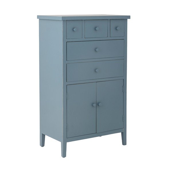 Cassettiera alta blu 39,5x96 cm Allison - Bloomingville-image-4