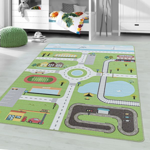 Tappeto verde per bambini 120x170 cm Play - Ayyildiz Carpets-image-1