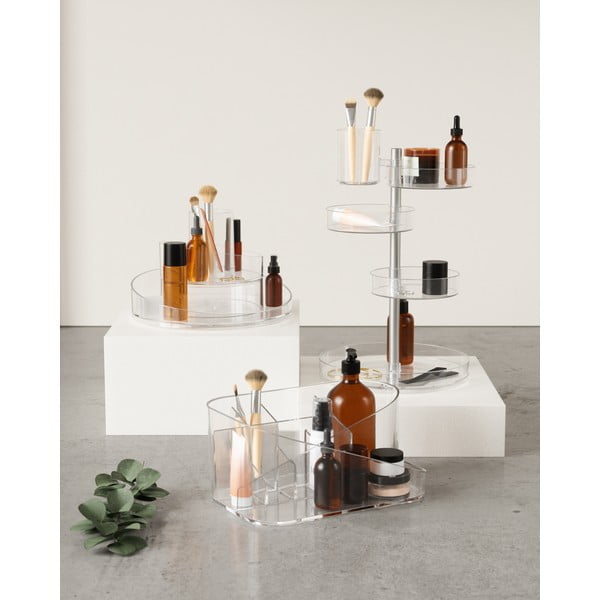 Organizer da bagno in plastica girevole per cosmetici Pirouette - Umbra-image-4