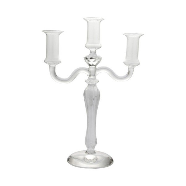 Svícen Brandani Chandelier Transparent na tři svíčky