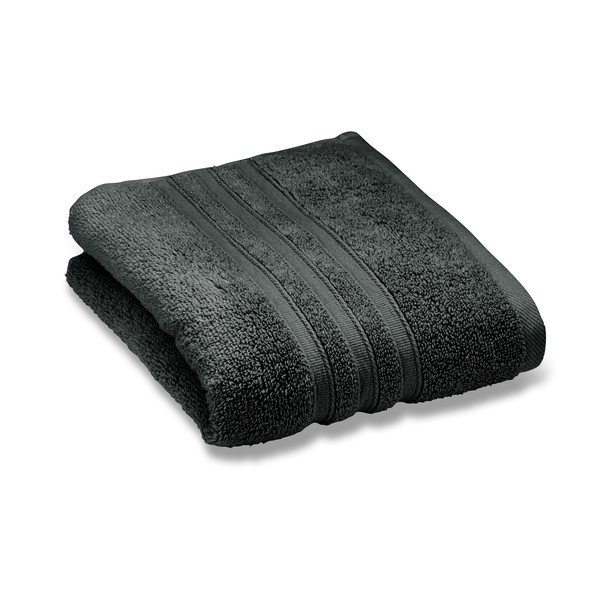 Asciugamano tipo terry grigio scuro in cotone 90x140 cm Zero Twist – Catherine Lansfield