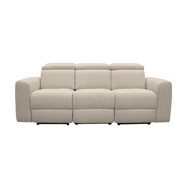 Divano in similpelle bianco 216 cm Capena - Støraa