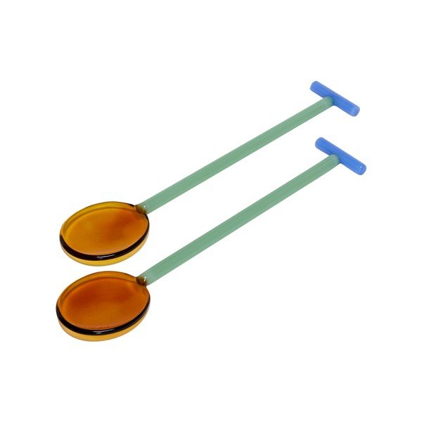 Mestoli da insalata in vetro 2 pz Crave – Hübsch