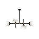 Apparecchio a sospensione nero, altezza 57 cm Kruva - Squid Lighting