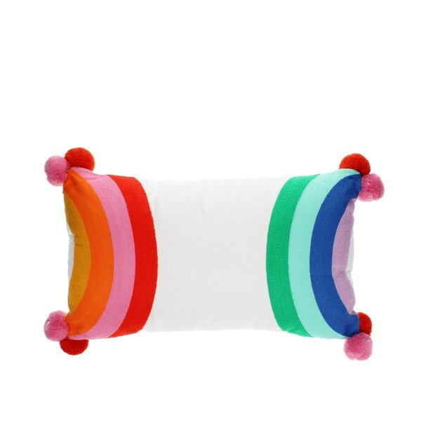 Cuscino per bambini in misto cotone 50x33 cm Rainbow – Rex London