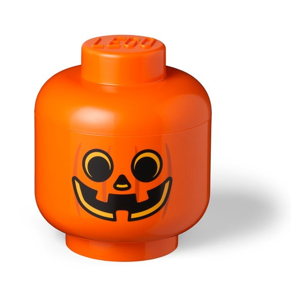 Contenitore arancione Testa di zucca L - LEGO®