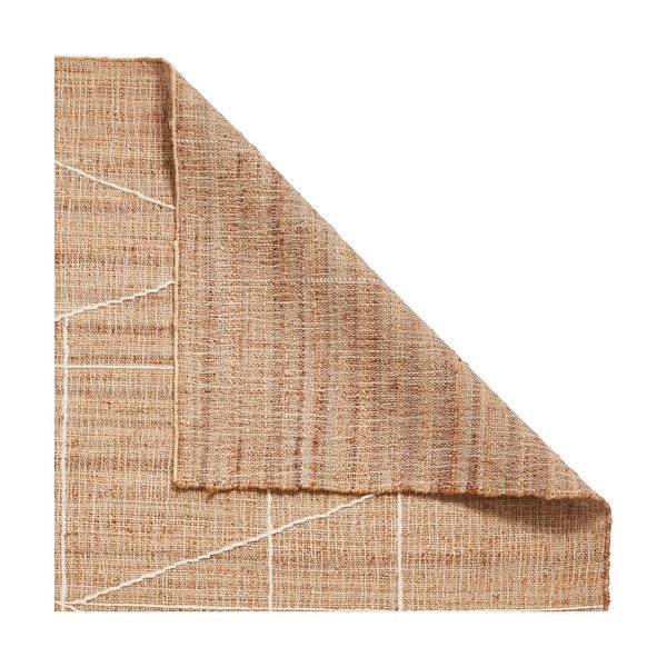 Tappeto di colore naturale in iuta tessuto a mano 120x170 cm Bazaar – Think Rugs-image-4