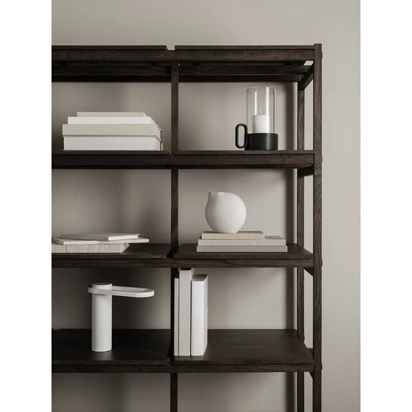 Vaso in grigio chiaro in porcellana (altezza totale 14 cm) Nona – Blomus-image-4