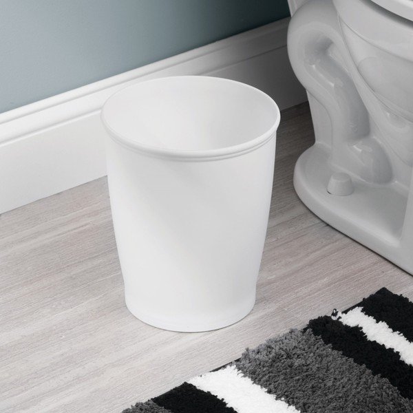 Bílý odpadkový koš InterDesign Kent, 5 l-image-1