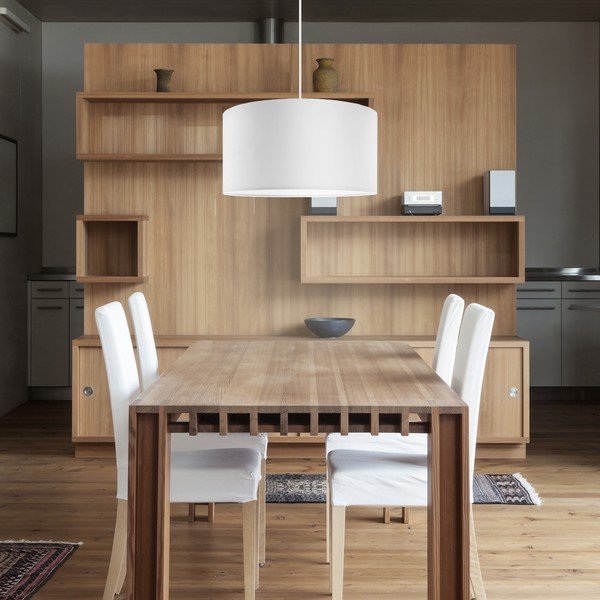 Lampada a sospensione a due bracci bianca MIKA OY Mika - Sotto Luce-image-1