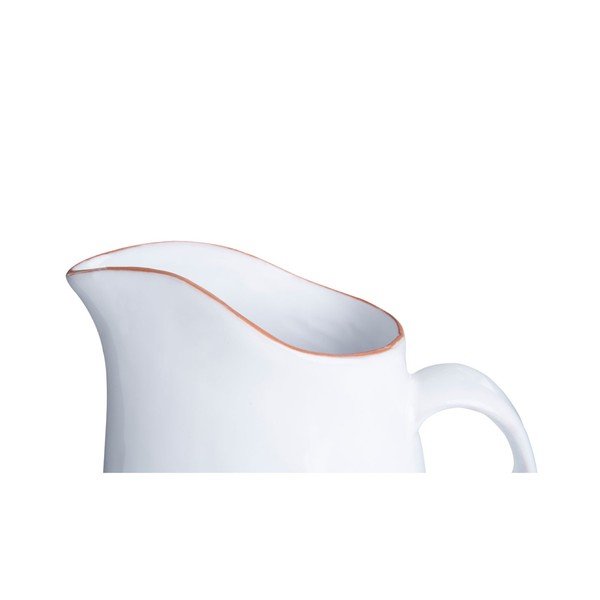 Brocca in terracotta smaltata bianca , 2,5 l - Premier Housewares-image-2