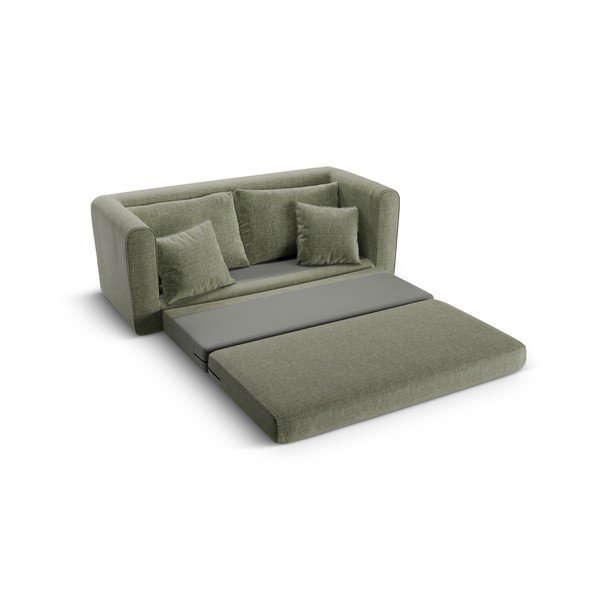 Divano verde allungabile 158 cm Lido – Micadoni -image-4