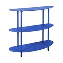 Scaffale blu in metallo 90x82x28 cm Cool Retro – Leitmotiv