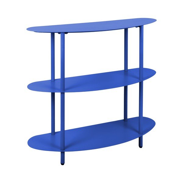 Scaffale blu in metallo 90x82x28 cm Cool Retro – Leitmotiv