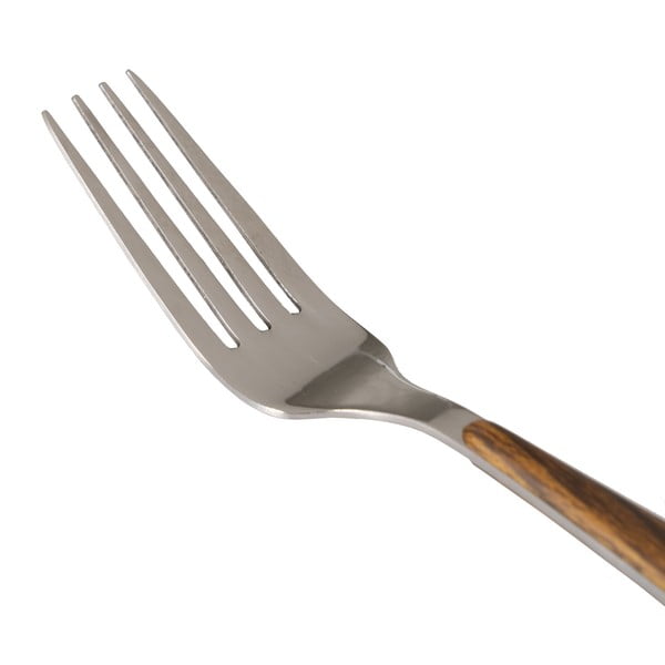 Posate in acciaio inox marrone e argento 24 pezzi - Ixia-image-1