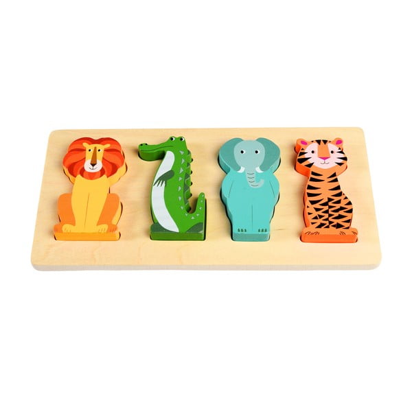 Puzzle a inserimento in legno Colourful Creatures - Rex London