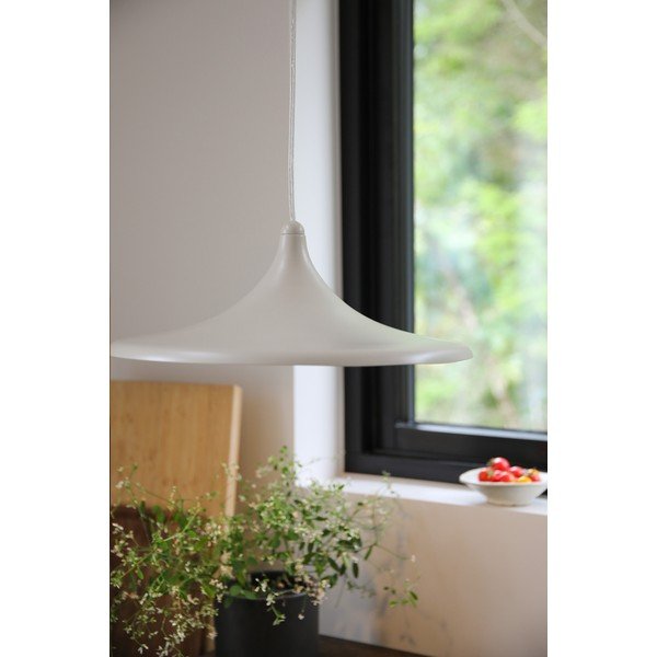 Lampadario LED beige in metallo con intensità regolabile ø37x13 cm Beam – Markslöjd-image-1