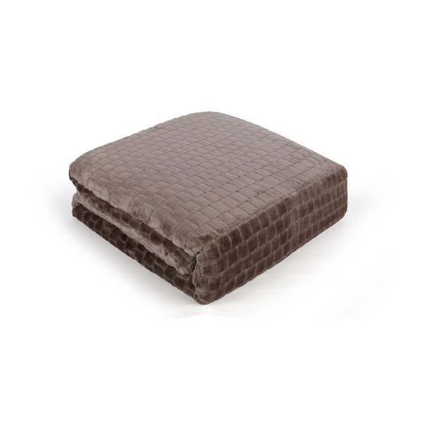Copriletto marrone per letto matrimoniale 200x220 cm Melinda - Mijolnir