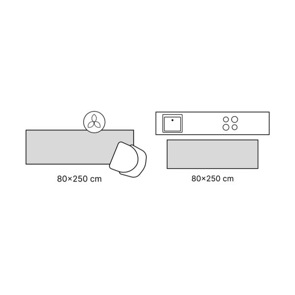 Passatoia marrone chiaro 80x250 cm Fluffy - Ayyildiz Carpets-image-4