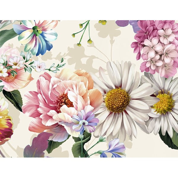 Biancheria da letto matrimoniale in cotone biologico Flower Garden, 200 x 200 cm Organic - Descanso-image-3