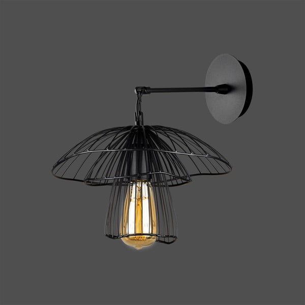 Lampada da parete nera, altezza 36 cm Root - Squid Lighting-image-1
