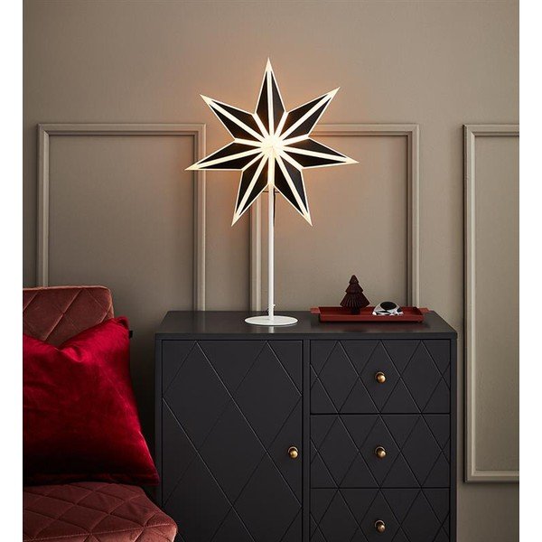 Decorazione luminosa in bianco e nero, altezza 65 cm Adele - Markslöjd