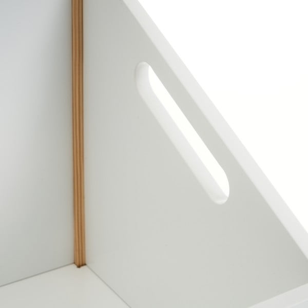 Libreria per bambini bianca 63x42 cm - Casa Selección-image-3