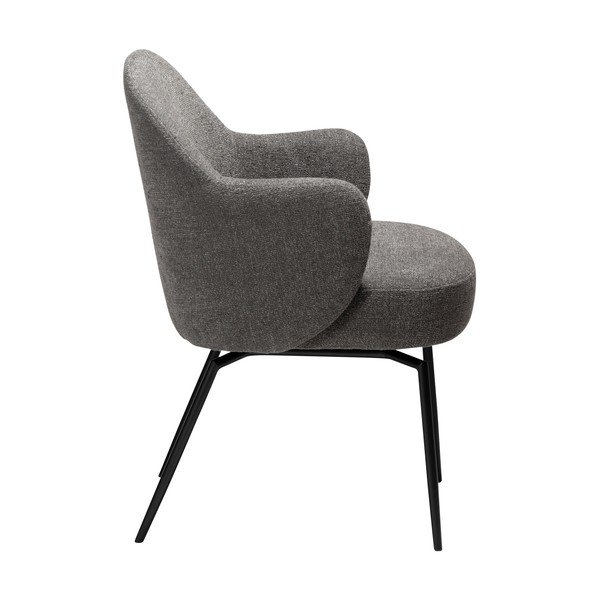Sedia da pranzo beige con braccioli/girevole Bae – DAN-FORM Denmark-image-2
