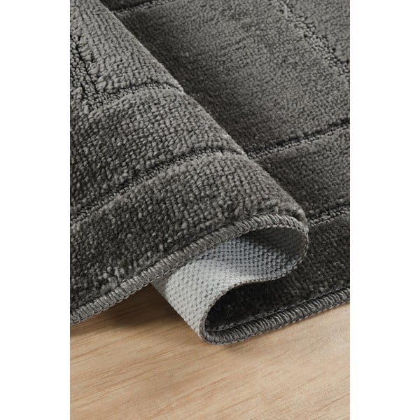 Set di tappetini per il bagno color antracite 2 pz 50x80 cm Cerceve – Foutastic-image-2
