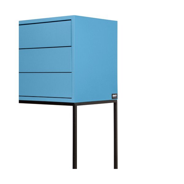 Cassettiera bassa blu chiaro 113x88,5 cm Scott - Really Nice Things-image-3