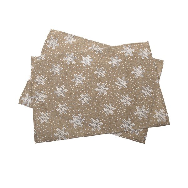 Tovagliette in set in tessuto a tema natalizio 2 pz 32x45 cm – Dakls