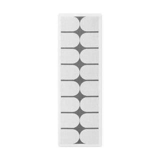 Passatoia da interno ed esterno bianca e nera 80x250 cm Duet Bowen – NORTHRUGS